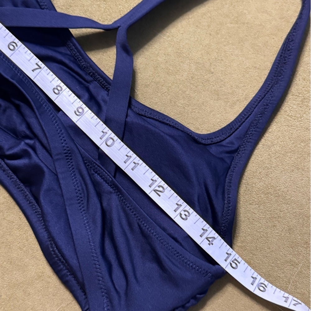 ANDIE SWIM The Marina Bikini Top Large in Navy NWT 112 - Picture 7 of 8